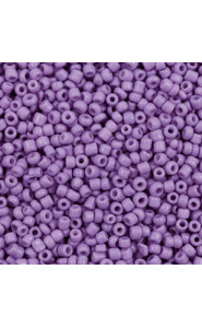 Seed beads 11/0 (2mm) Crocus petal purple